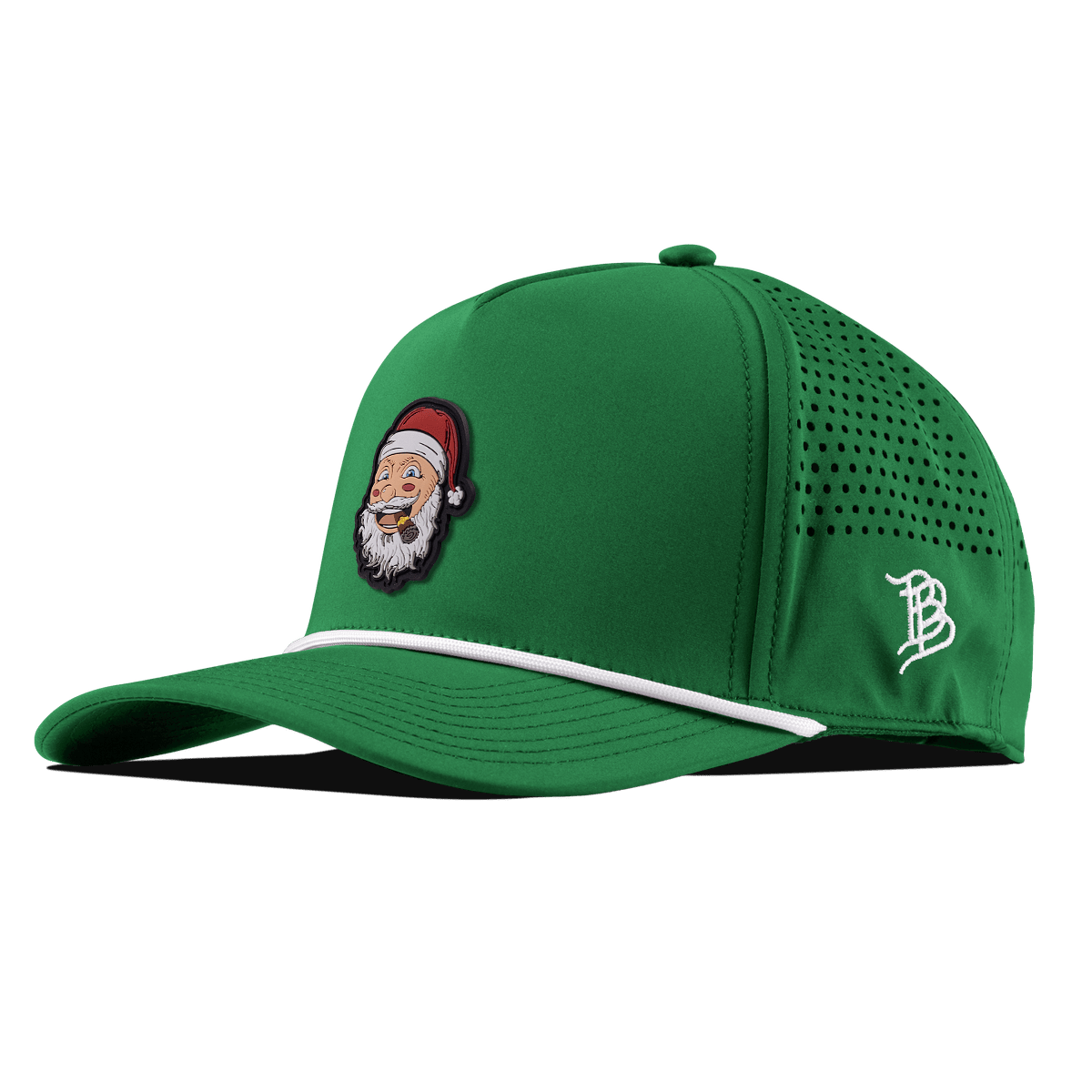Santa PVC Curved 5 Panel Rope Kelly Green