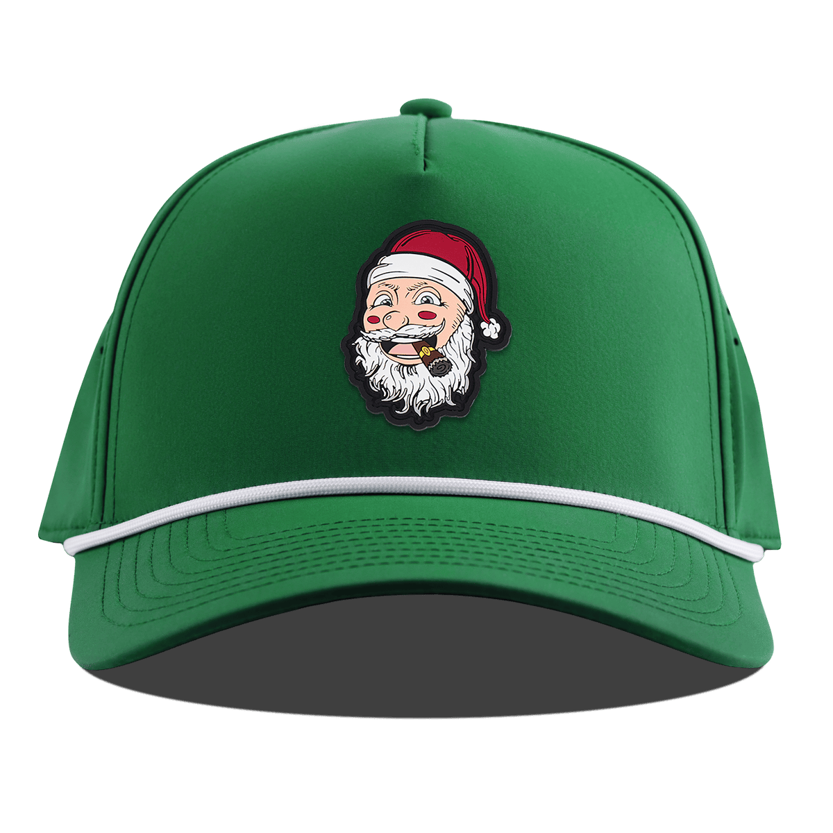 Santa PVC Curved 5 Panel Rope Kelly Green