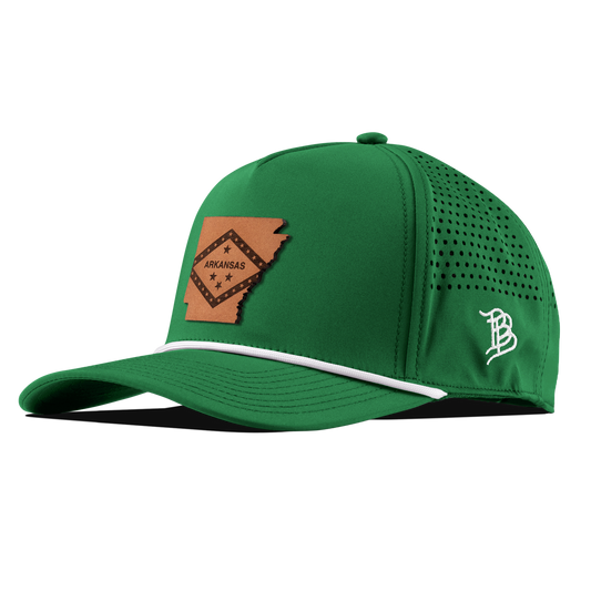 Arkansas 25 Curved 5 Panel Rope Kelly Green