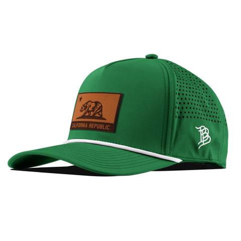 California 31 Curved 5 Panel Rope Kelly Green