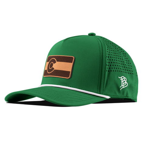 Colorado 38 Curved 5 Panel Rope Kelly Green/White