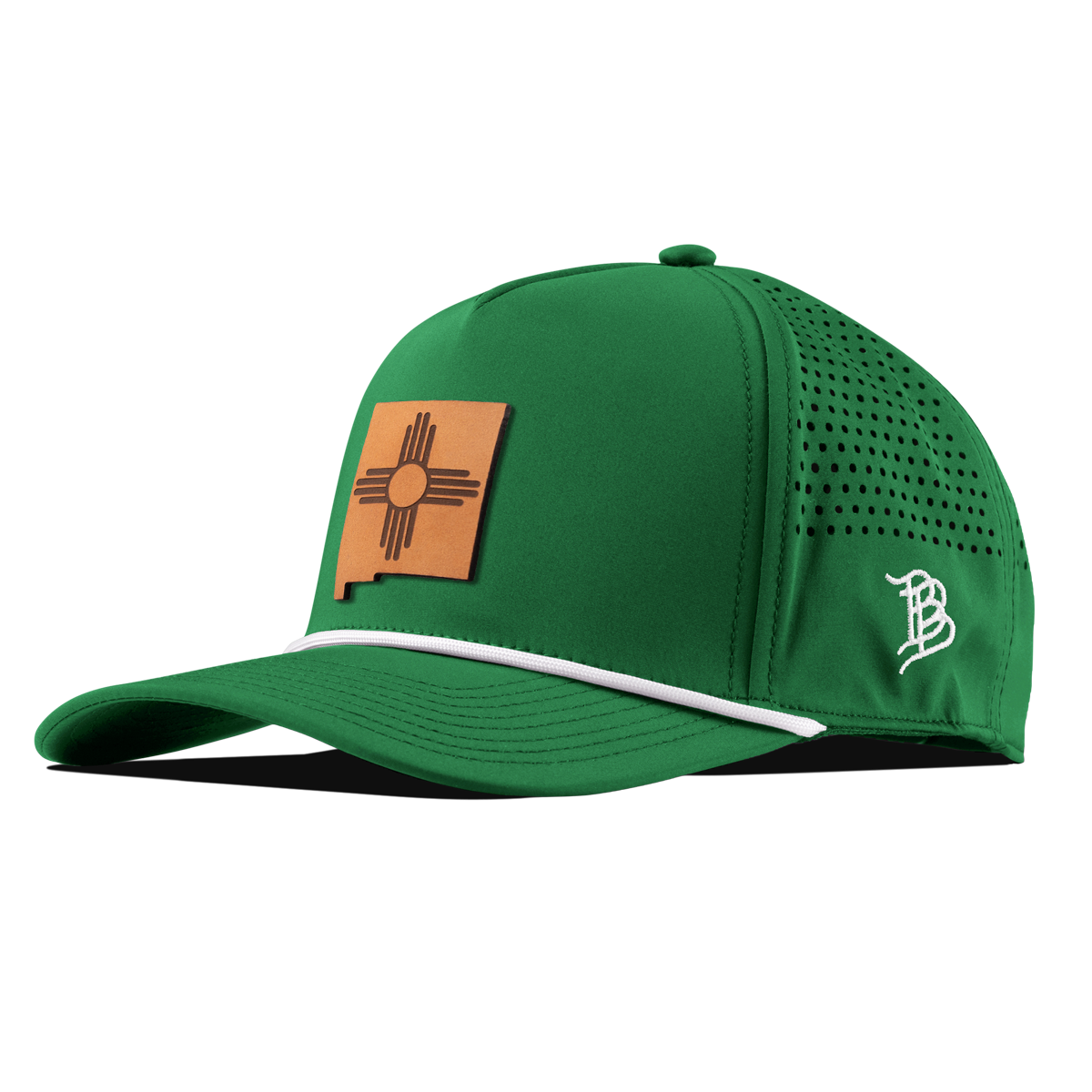 New Mexico 47 Curved 5 Panel Rope Kelly Green