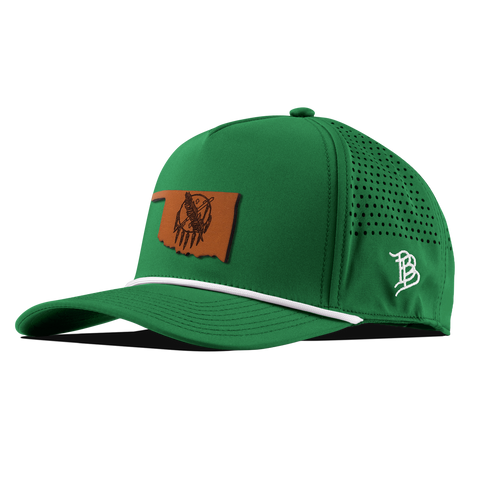 Oklahoma 46 Curved 5 Panel Rope Kelly Green 