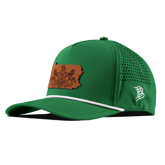 Pennsylvania 2 Curved 5 Panel Rope Kelly Green