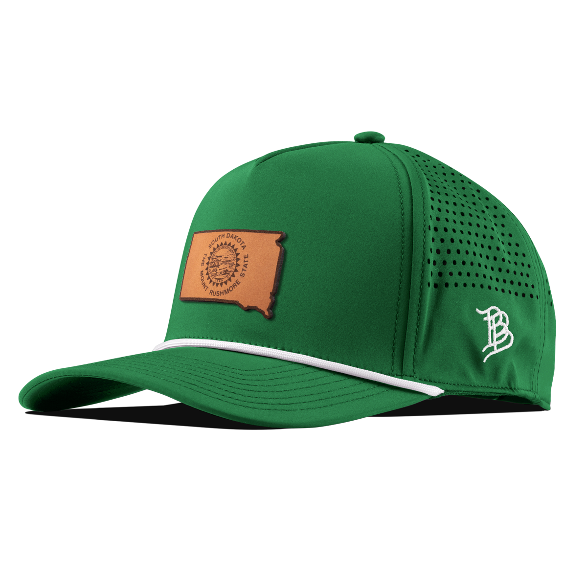 South Dakota 40 Curved 5 Panel Rope Kelly Green