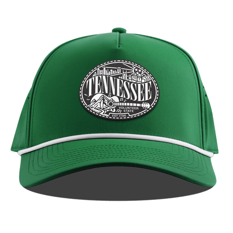Tennessee Traveler Curved 5 Panel Rope Kelly Green