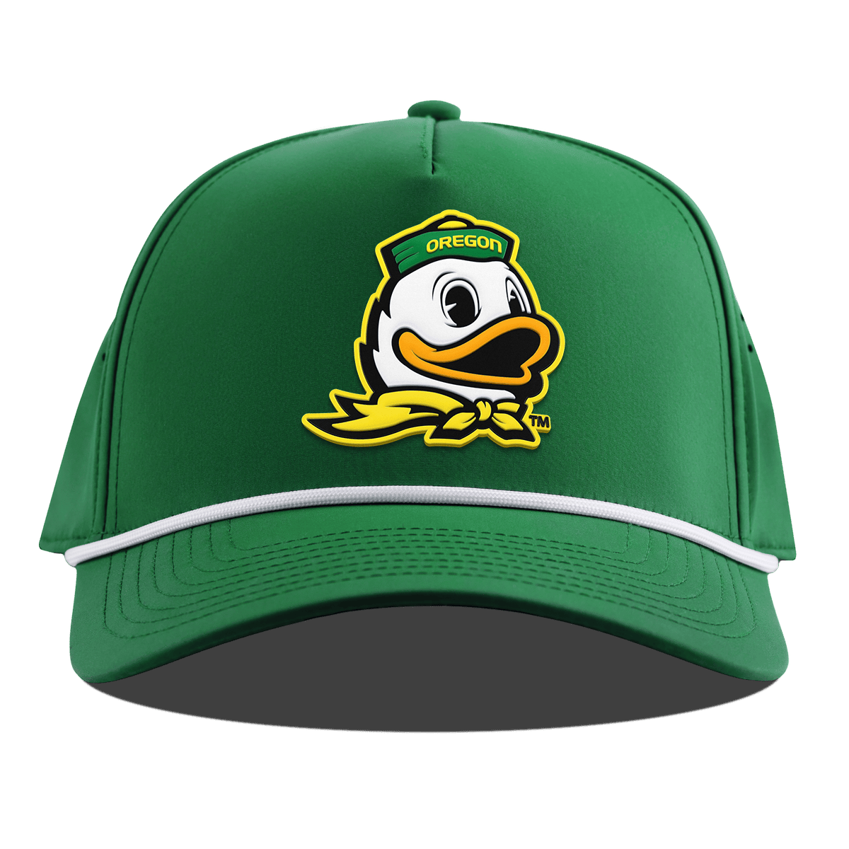 University of Oregon "The Duck" Curved 5 Panel Rope Kelly Green