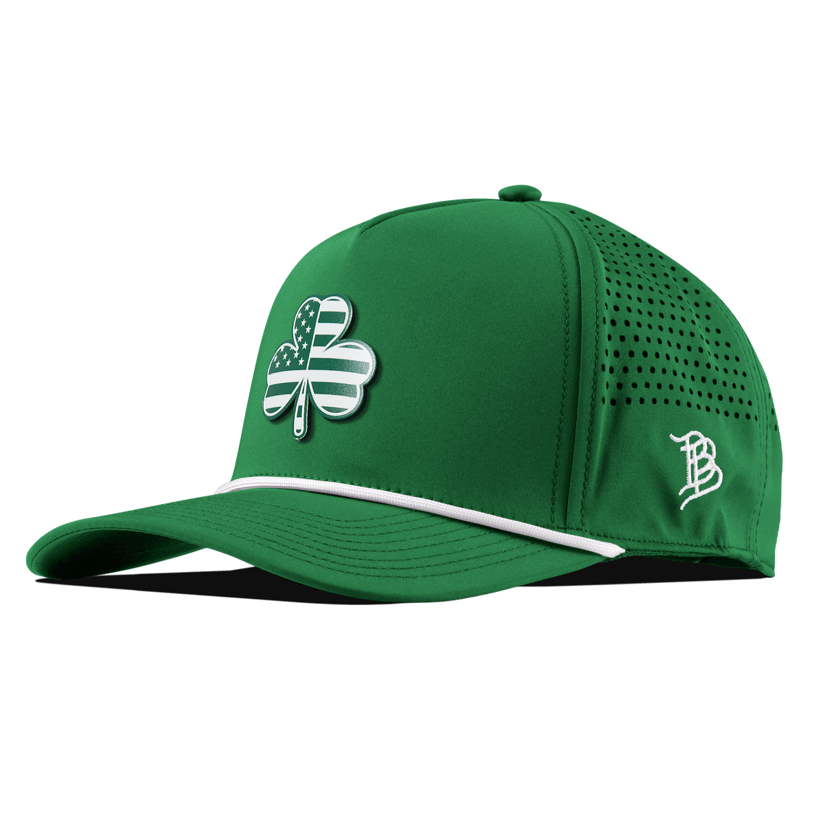 USA Shamrock Curved 5 Panel Rope Kelly Green