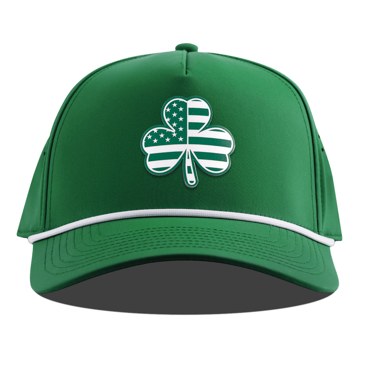 USA Shamrock Curved 5 Panel Rope Kelly Green