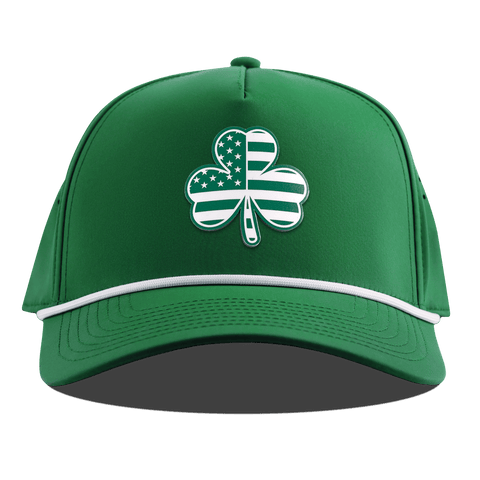 USA Shamrock Curved 5 Panel Rope Kelly Green