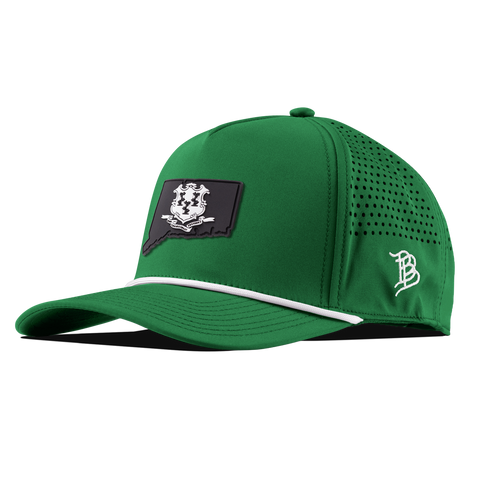 Connecticut Vintage Curved 5 Panel Rope Kelly Green