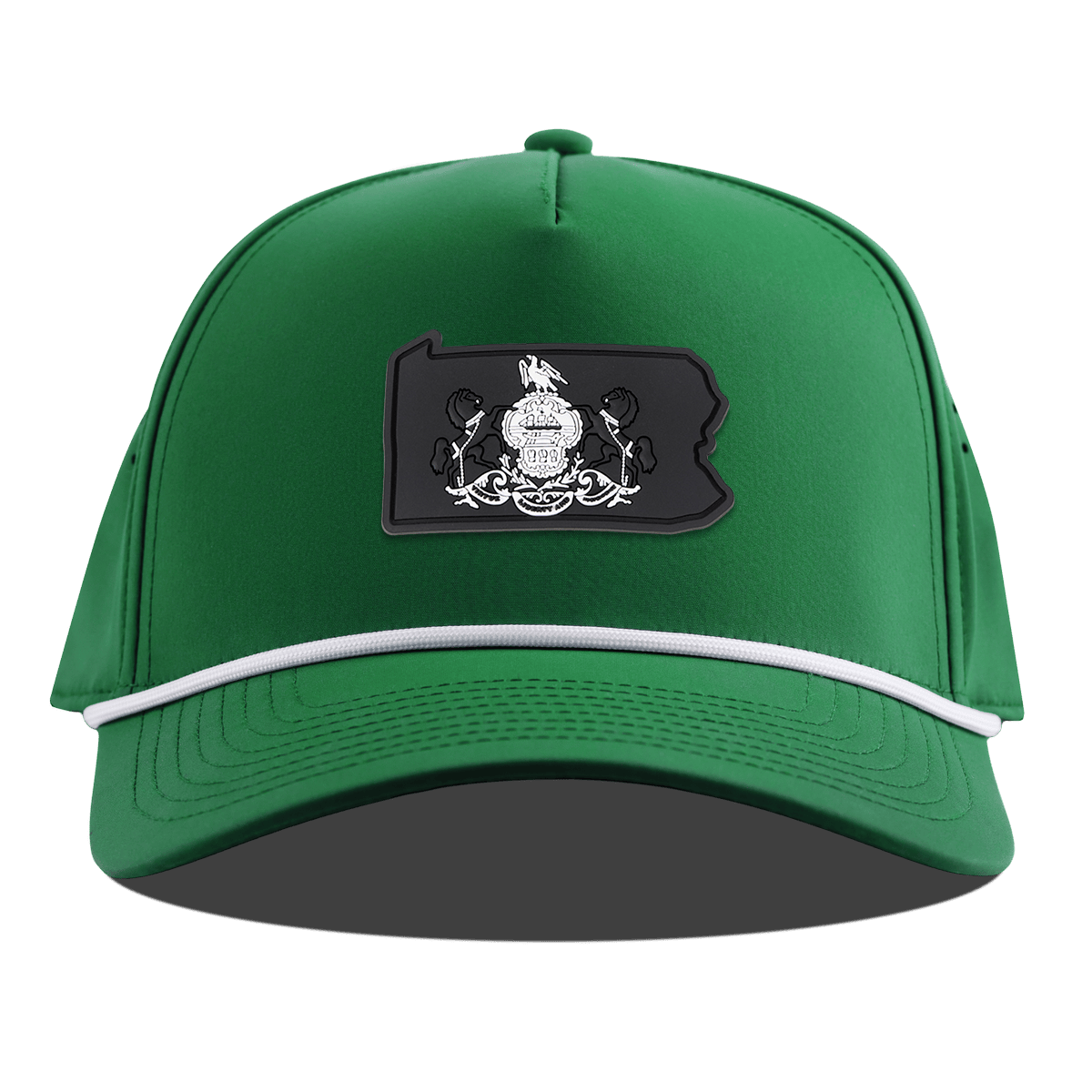 Pennsylvania Vintage Curved 5 Panel Rope Kelly Green