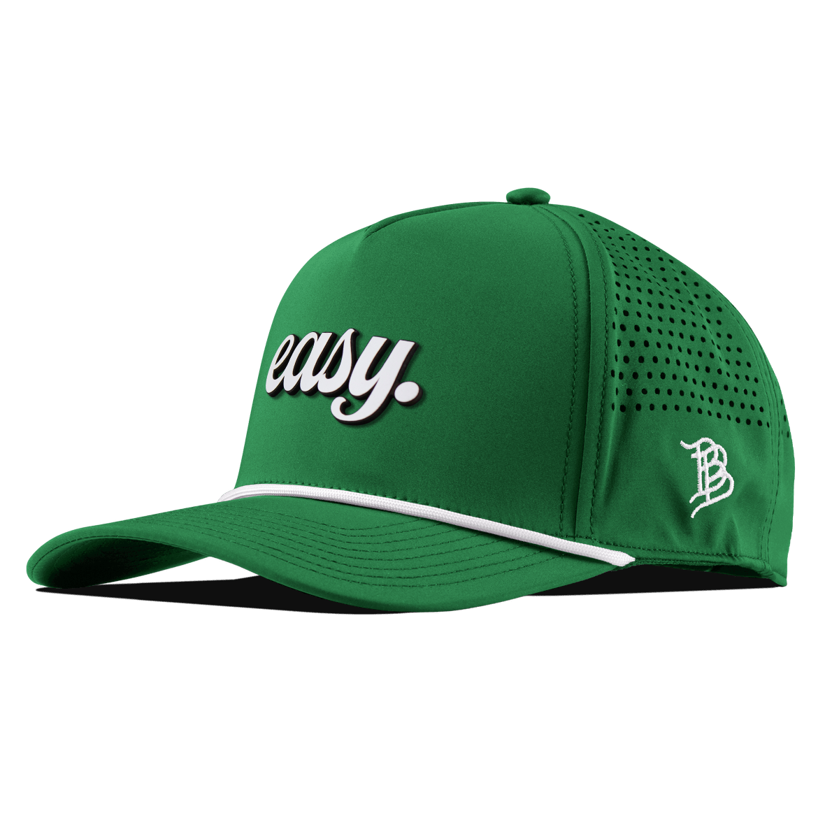 Easy Script Curved 5 Panel Rope Kelly Green