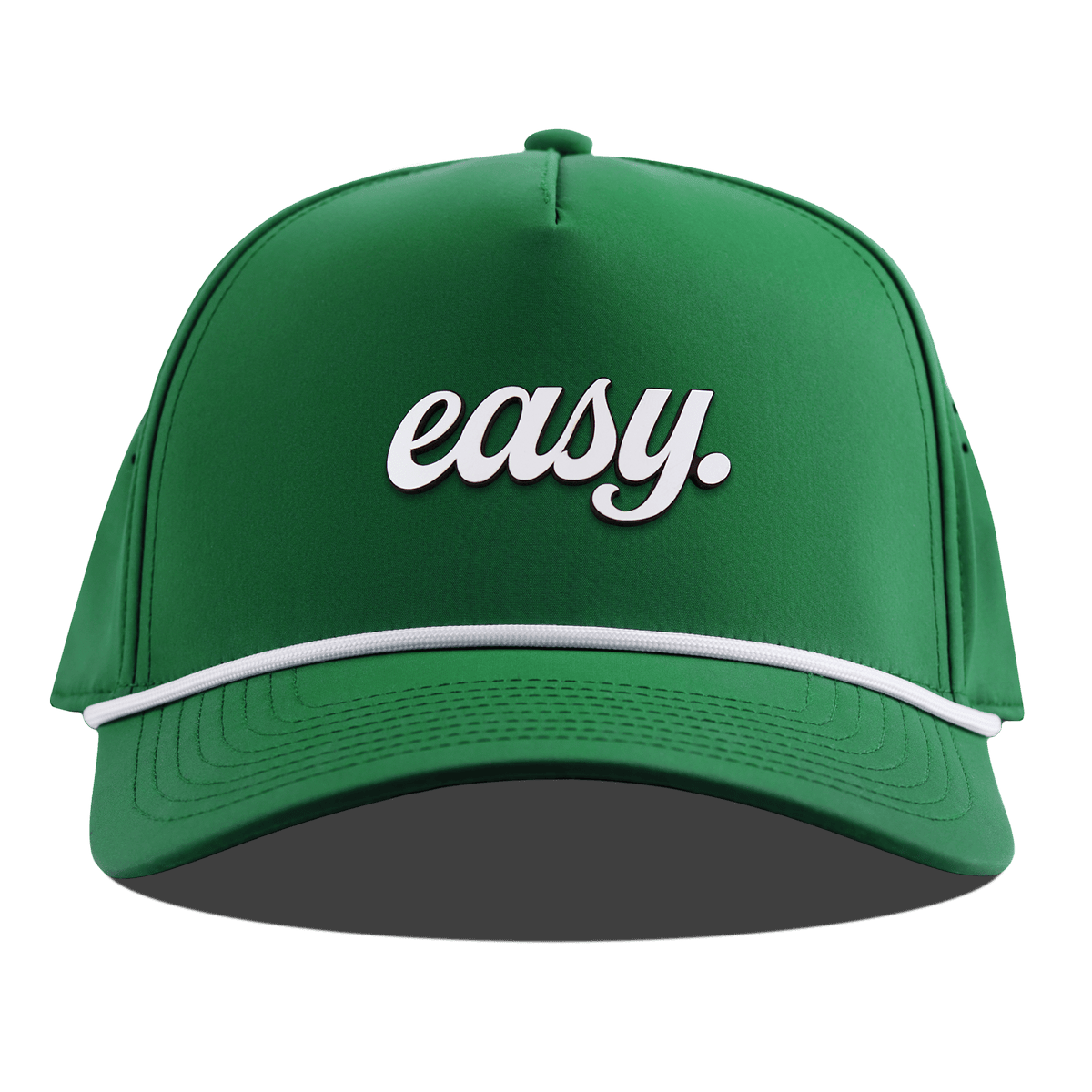 Easy Script Curved 5 Panel Rope Kelly Green