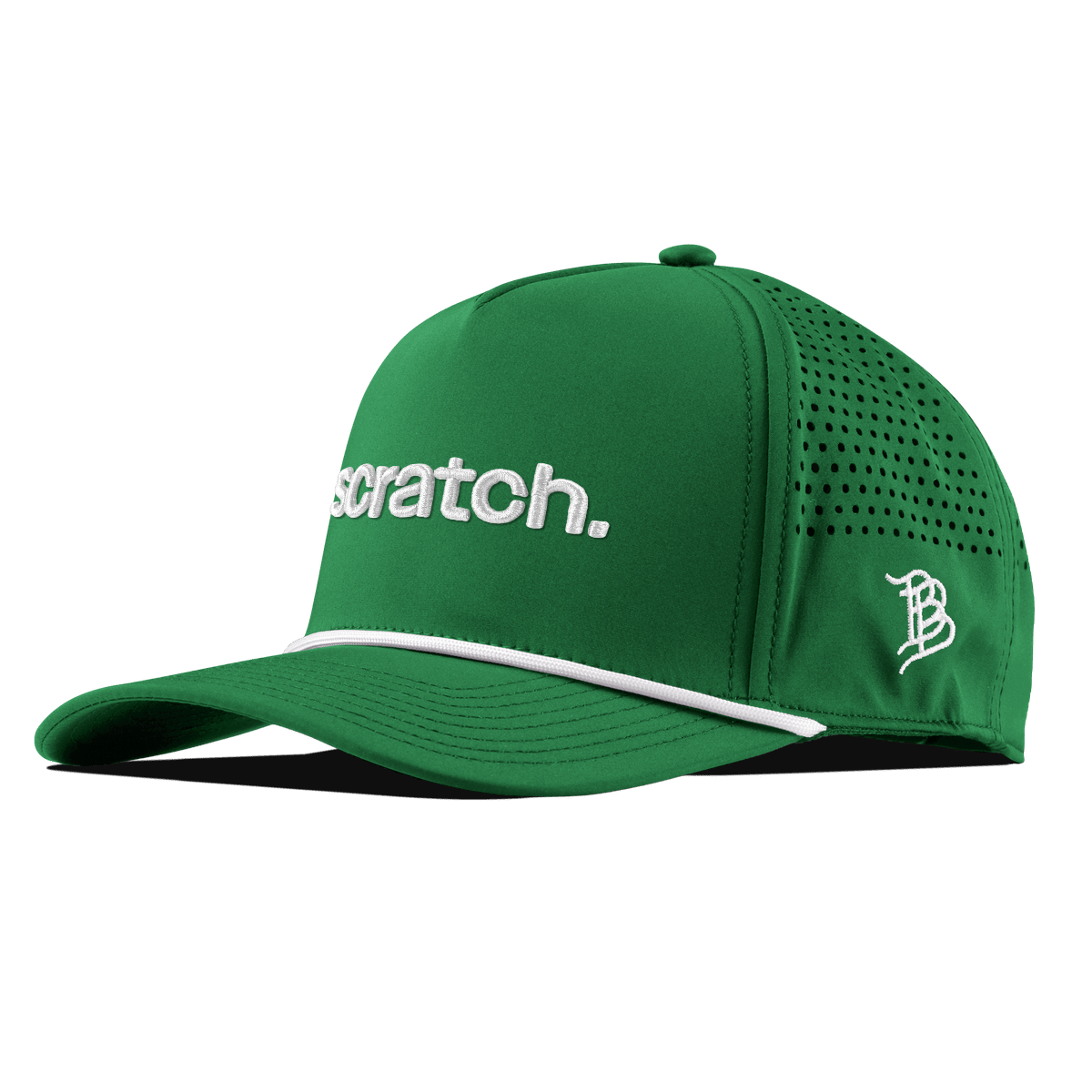 scratch. Curved 5 Panel Rope Kelly Green