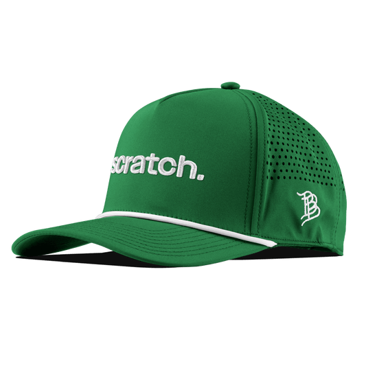 scratch. Curved 5 Panel Rope Kelly Green
