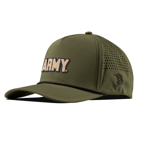 Army "Army West Point Gold Block" Curved 5 Panel Rope Loden/Black