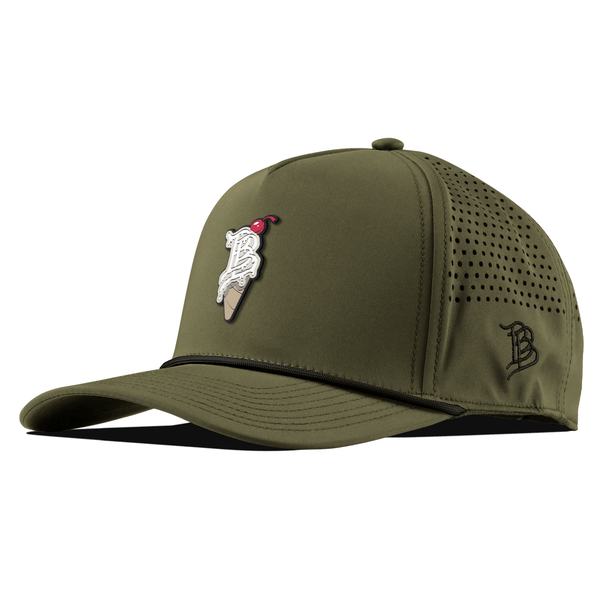 BB Drip Cone Curved 5 Panel Rope Loden