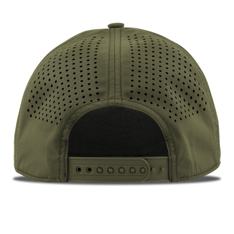 Arizona 48 Curved 5 Panel Rope Back Loden/Black