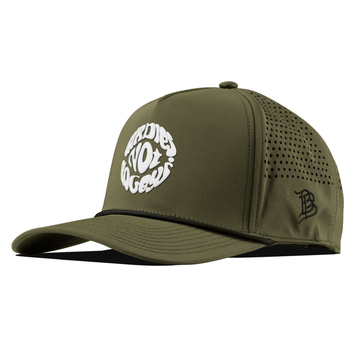 Birdies Not Bogeys® Curved 5 Panel Rope Loden