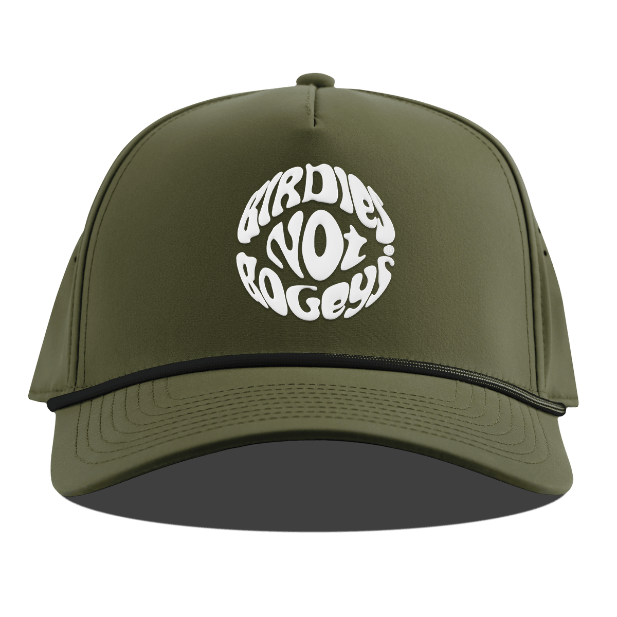 Birdies Not Bogeys® Curved 5 Panel Rope Loden