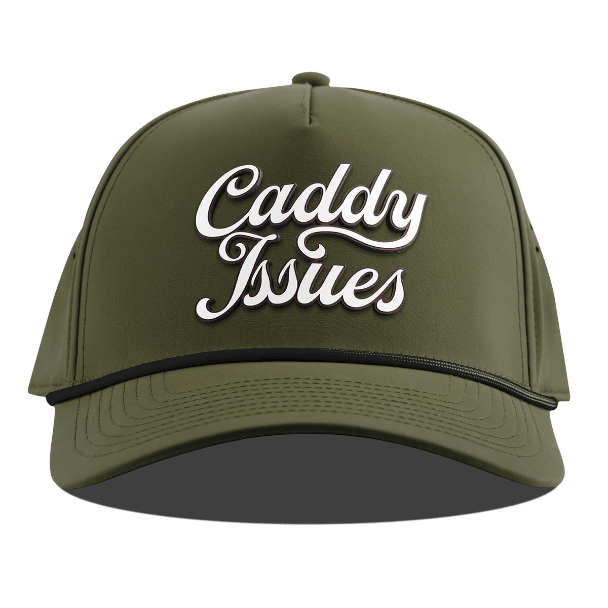 Caddy Issues Script Curved 5 Panel Rope Loden