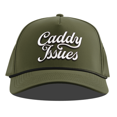 Caddy Issues Script Curved 5 Panel Rope Loden