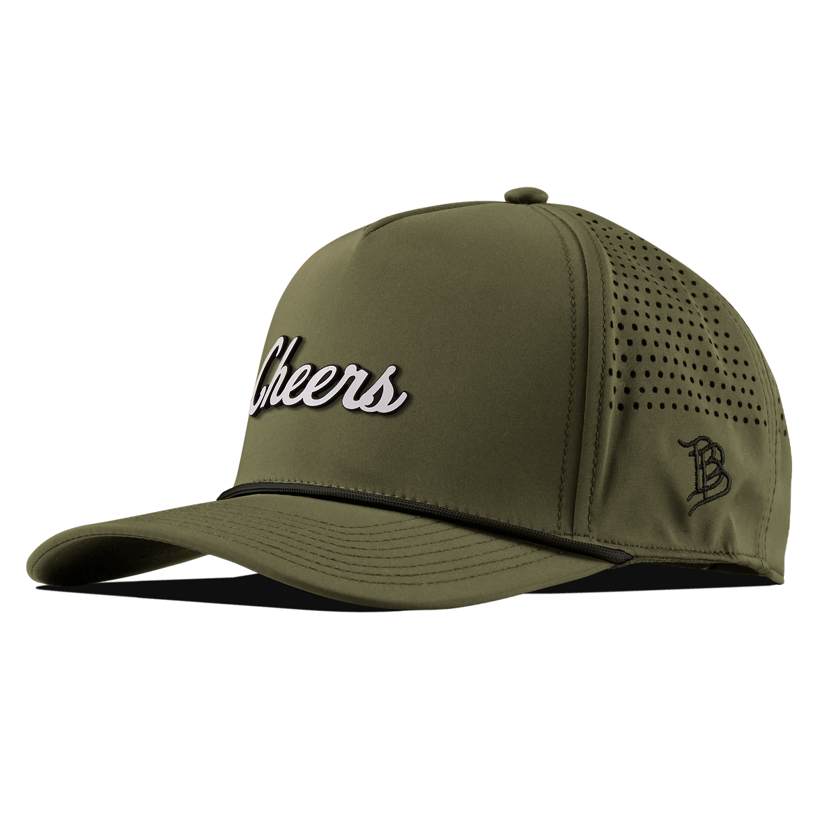 Cheers Curved 5 Panel Rope Loden/Black