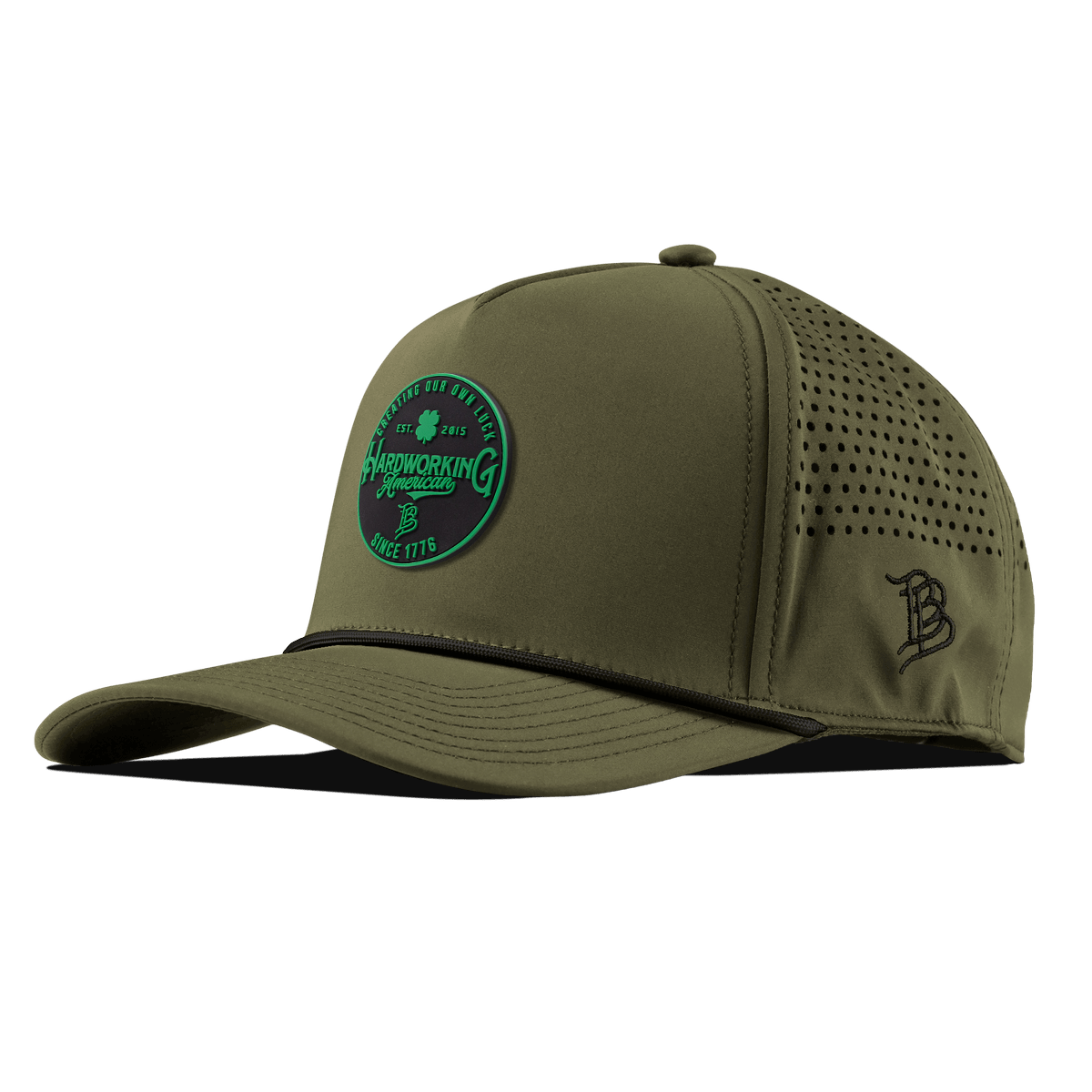 Create Your Luck Curved 5 Panel Rope Loden