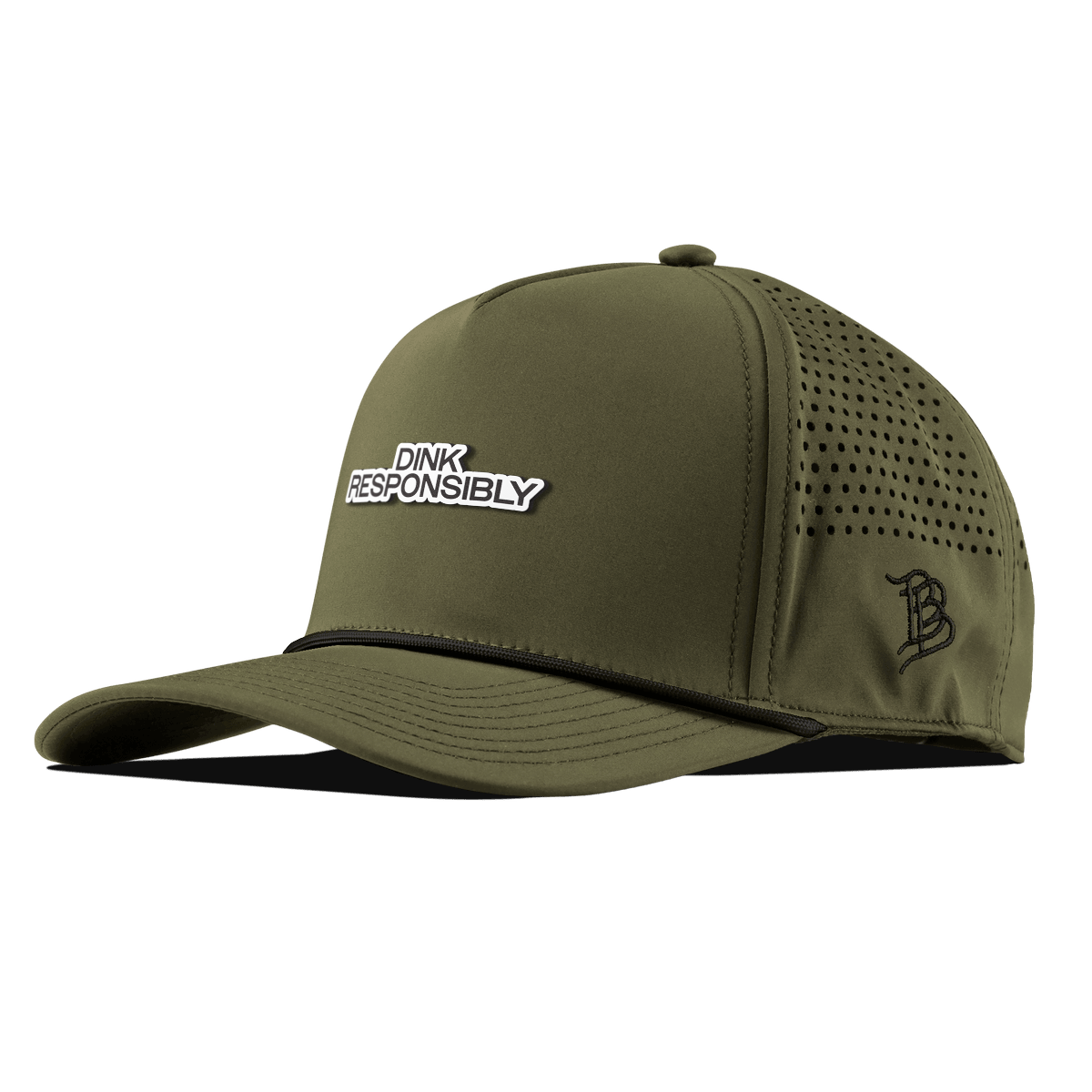 Dink Responsibly Curved 5 Panel Rope Loden