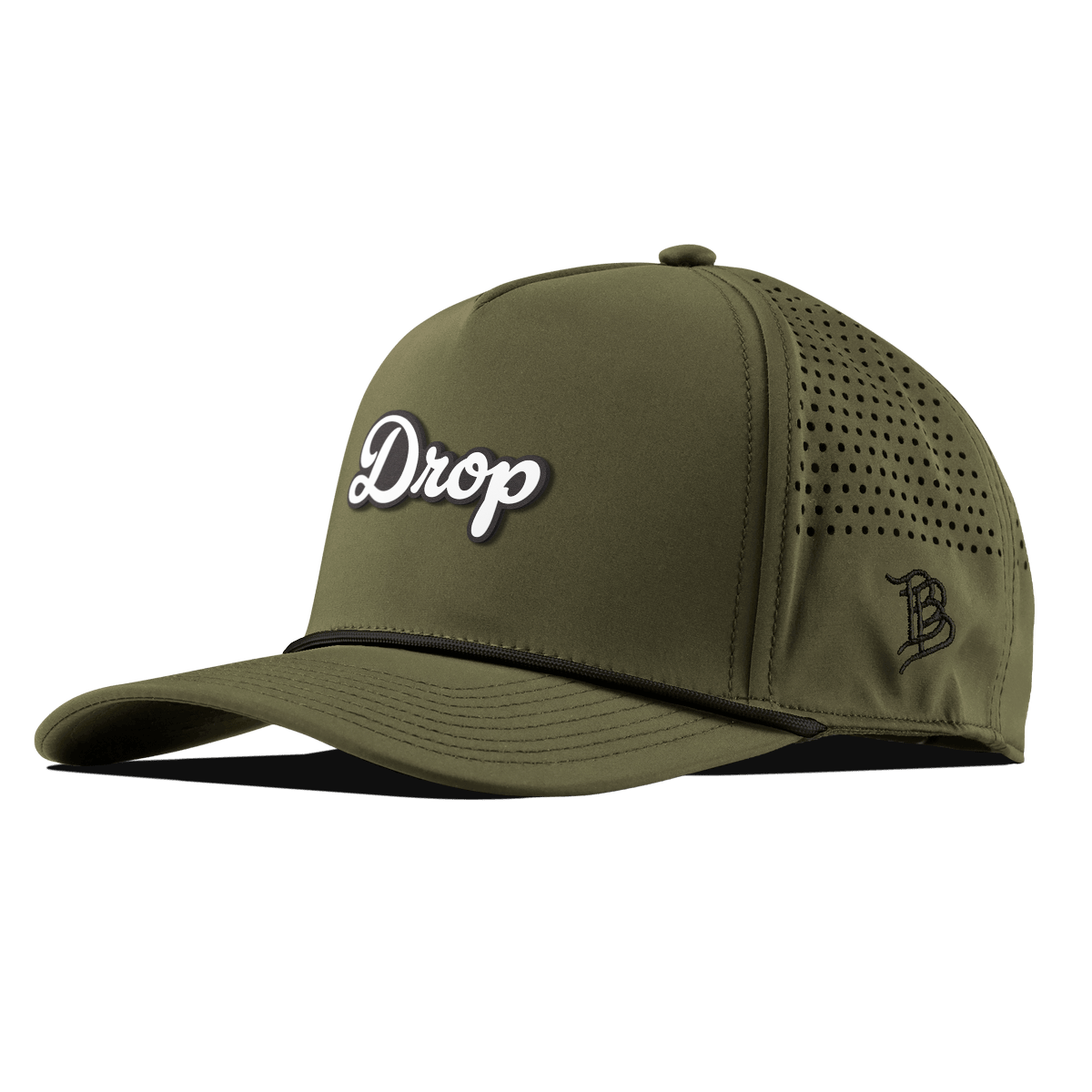 Drop Script Curved 5 Panel Rope Loden