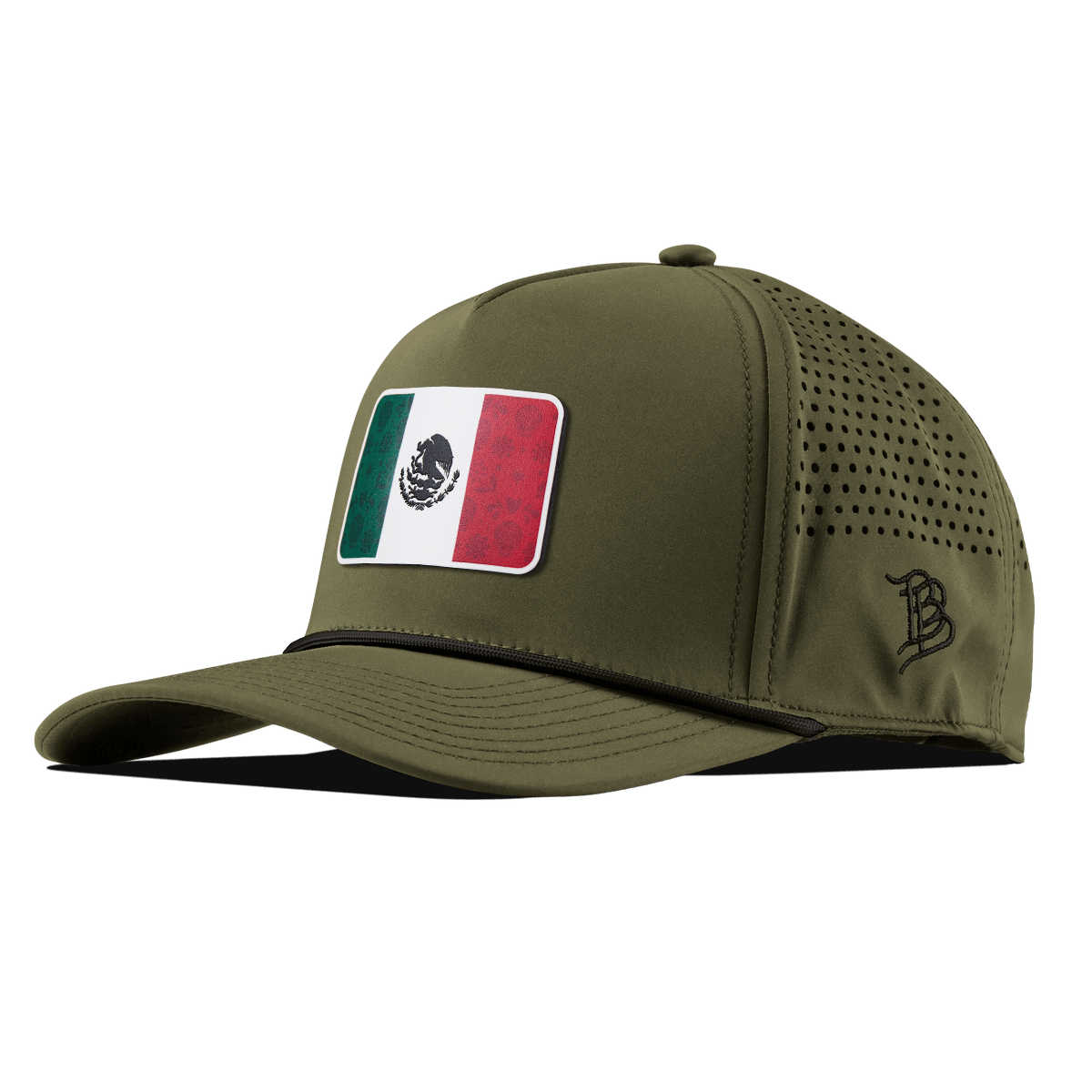 Fiesta Flag Curved 5 Panel Rope Loden