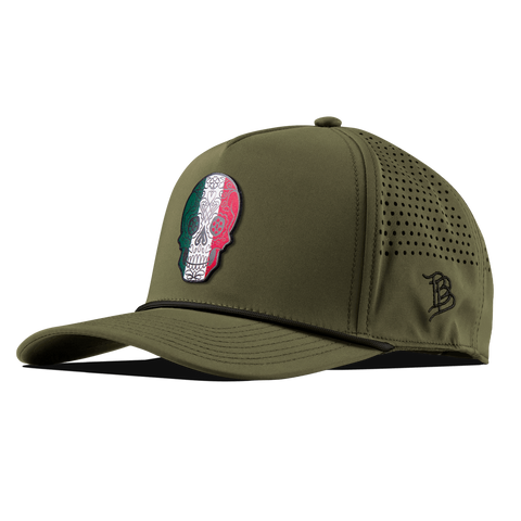 Fiesta Sugar Skull Curved 5 Panel Rope Loden