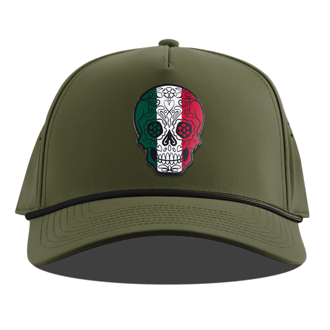 Fiesta Sugar Skull Curved 5 Panel Rope Loden