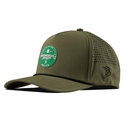 Get the Green Curved 5 Panel Rope Loden