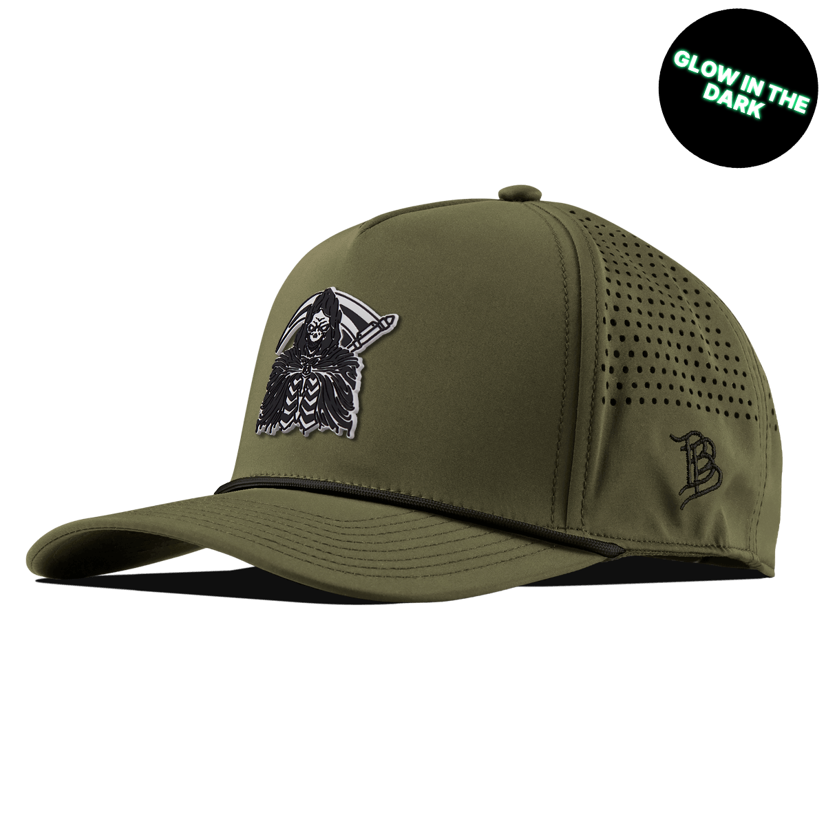 Grim Reaper Glow Curved 5 Panel Rope Loden