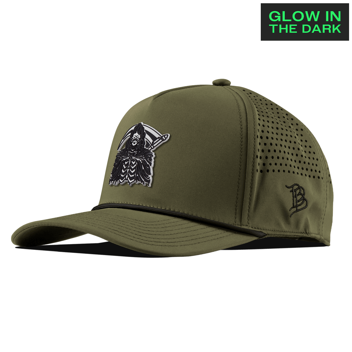 Grim Reaper Glow Curved 5 Panel Rope Loden