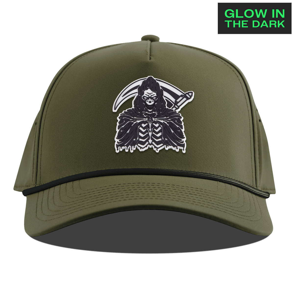 Grim Reaper Glow Curved 5 Panel Rope Loden