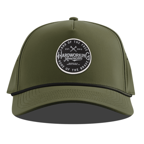 Hardworking PVC Curved 5 Panel Rope Loden