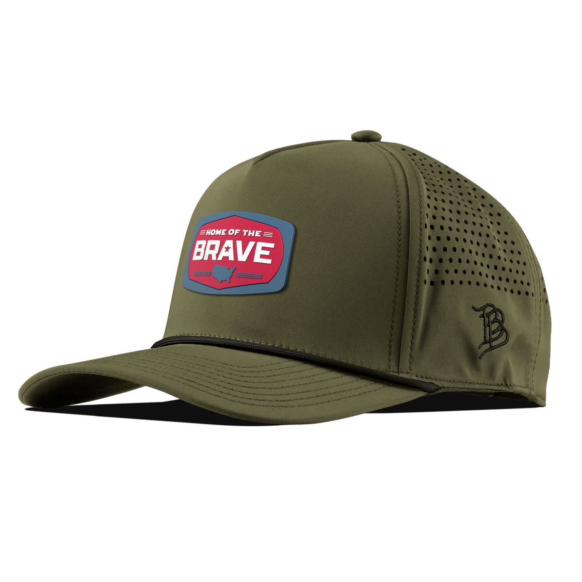 Home of the Brave Curved 5 Panel Rope Loden