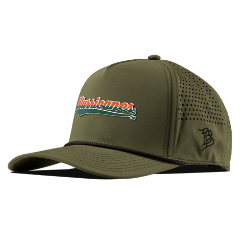 University of Miami "Hurricanes Script" Curved 5 Panel Rope Loden