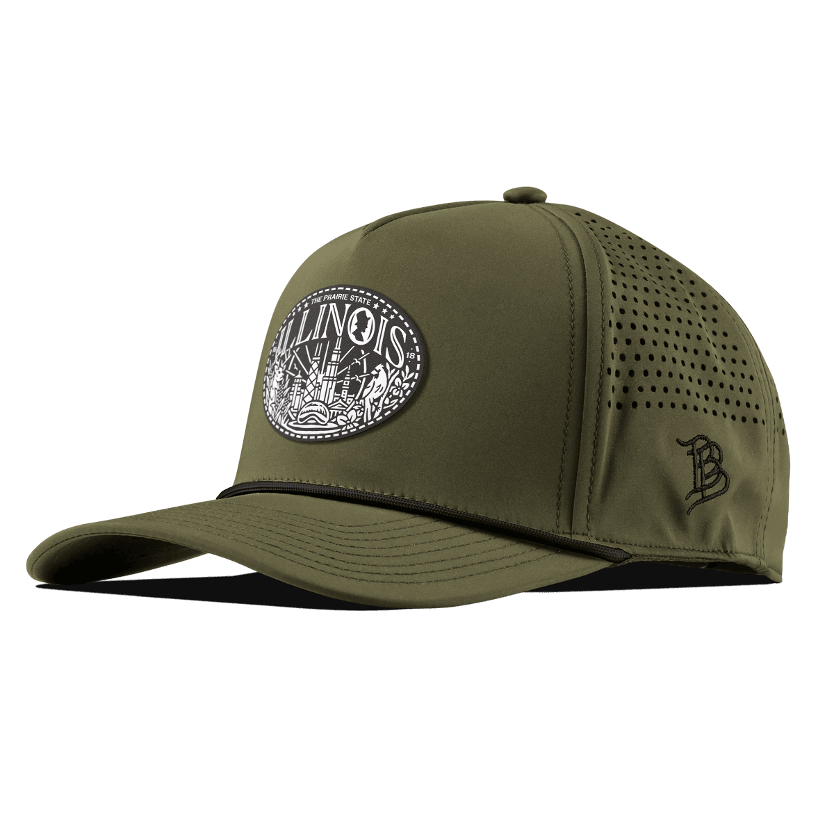 Illinois Traveler Curved 5 Panel Rope Loden