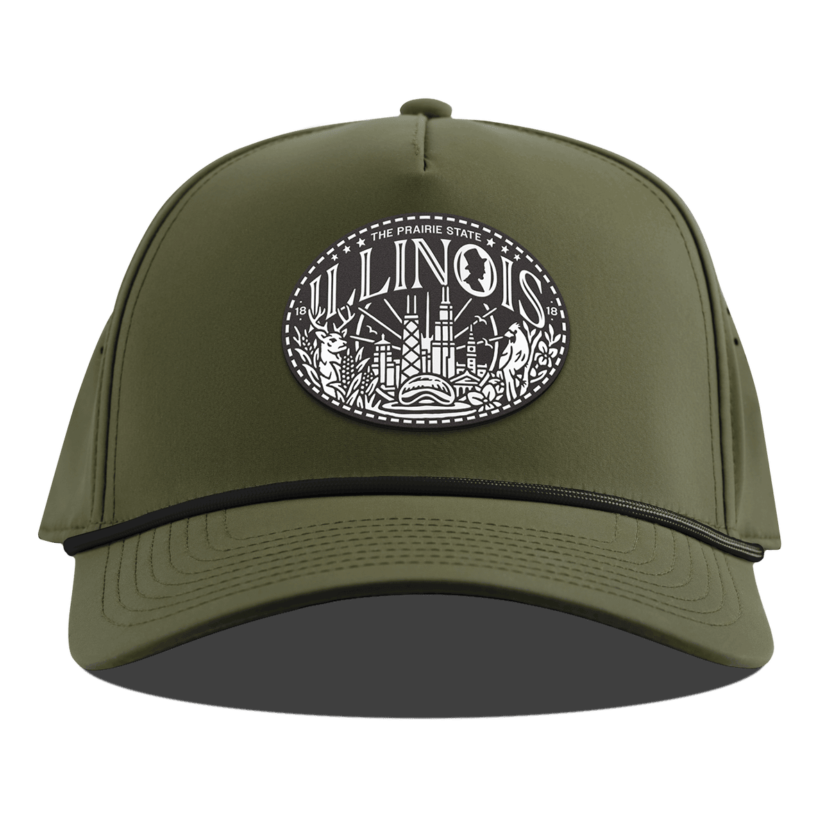 Illinois Traveler Curved 5 Panel Rope Loden
