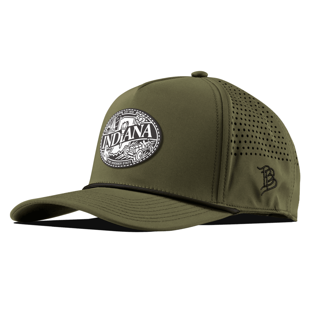 Indiana Traveler Curved 5 Panel Rope Loden