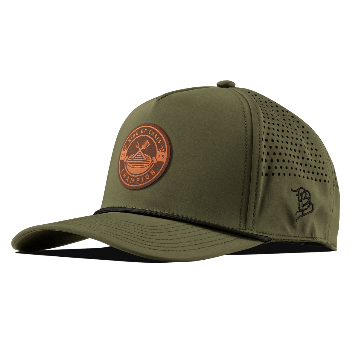 King of Coals Curved 5 Panel Rope Loden