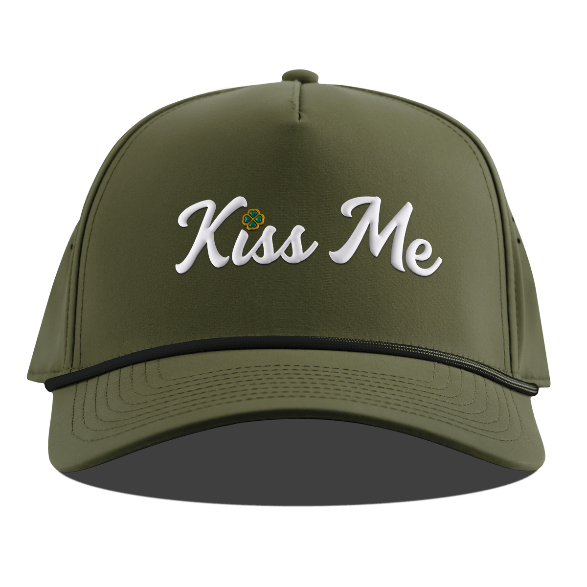 Kiss Me Curved 5 Panel Rope Loden