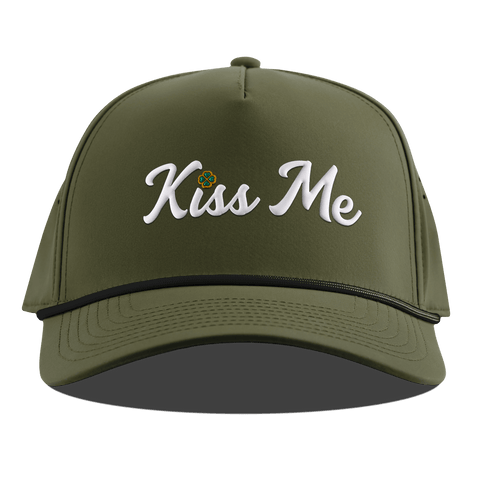 Kiss Me Curved 5 Panel Rope Loden