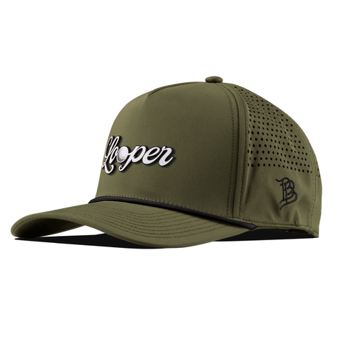 Looper Curved 5 Panel Rope Loden/Black