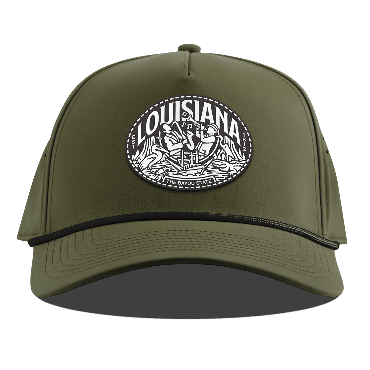Louisiana Traveler Curved 5 Panel Rope Loden