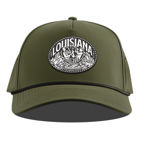 Louisiana Traveler Curved 5 Panel Rope Loden
